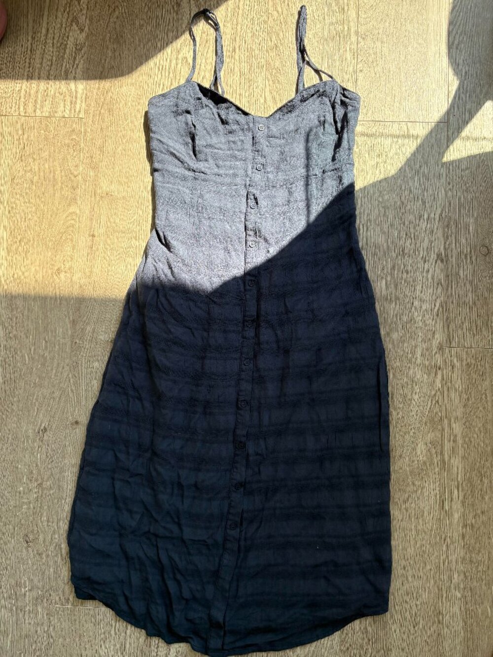 BLUE MIDI DRESS